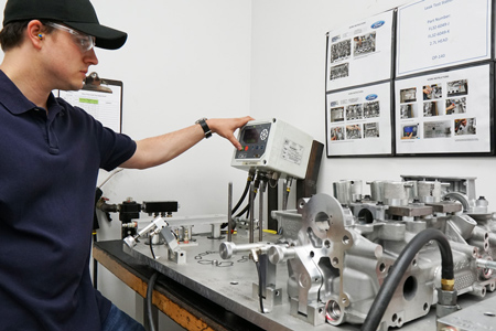 fast casting leak testing cylinder head