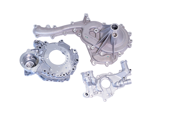 oil water fuel pump housing